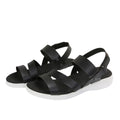 new arrival: women's summer casual platform sandals - plus size, faux leather, single strap, cross-border style
