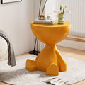 Cream style new arrival popular living room small flat head coffee table creative simple plastic side table ins style bedroom corner table