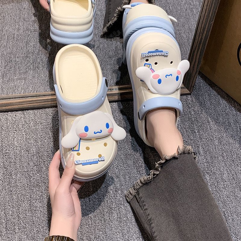 2025 baotou sandals women's hot style clogs outwear non-slip home soft beach new arrivalcouple sandals