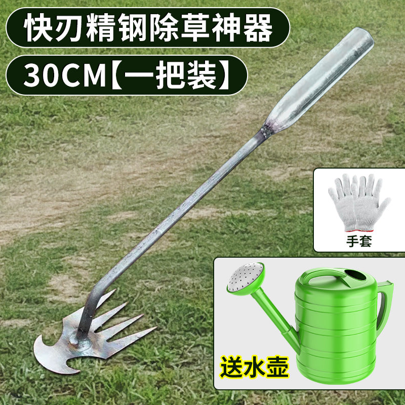 Agricultural and gardening weeding handy gadget, root pulling, hoeing, shoveling, digging wild vegetables, durable multi-functional handy gadget, professional tools