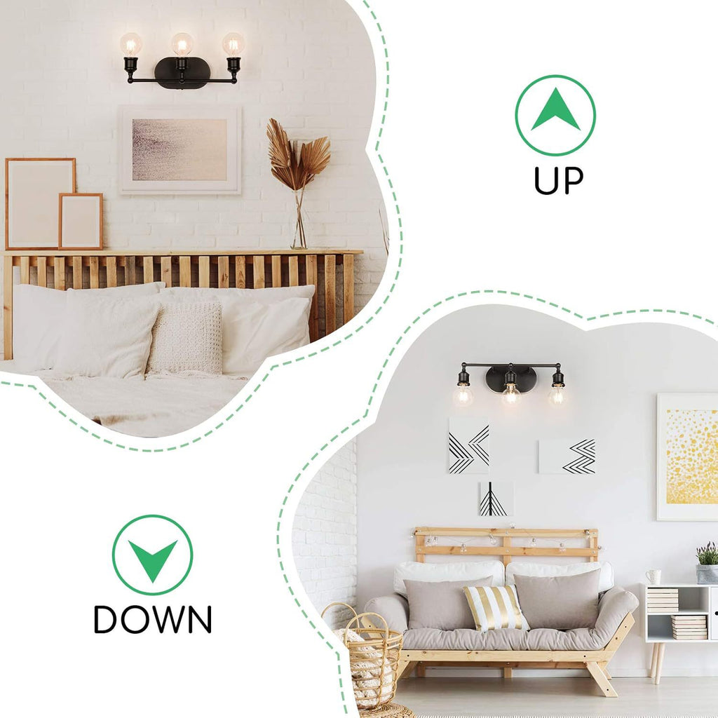 Cross-border modern wall lamp dressing lamp bathroom lamp black dressing lamp retro wall lamp lighting suitable for bathroom aisle