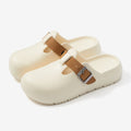 2026 summer new soft sole "cloud-like" closed-toe slippers - plus size fashionable casual shoes for office work and lounging