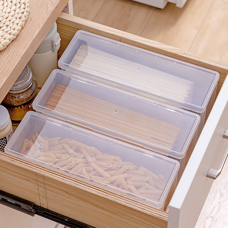 Kitchen Grains Storage Box Sealed Food Grade Noodles Pasta Noodles Storage Box Fresh Food Noodles Box