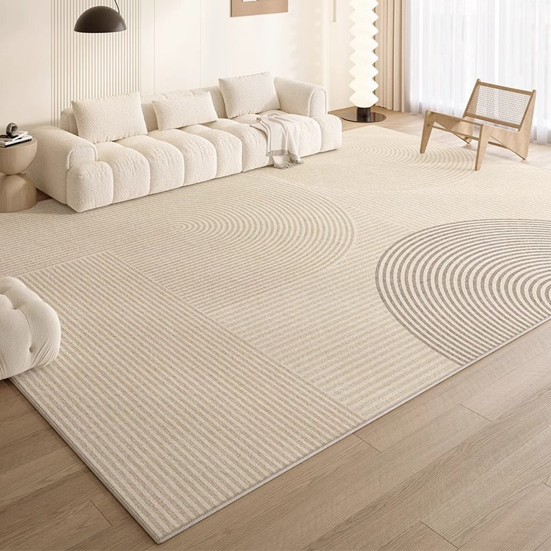 Distribute living room carpets  new style no-wash and wipeable sofa cream style waterproof bedroom bedside high-end floor mat