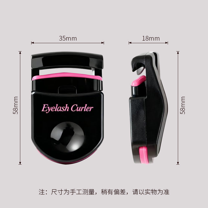Rhino lady eyelash curler - no pinch, manual eyelash curling tool, mini wide angle eyelash curler, eyelash specific tool