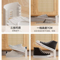 Double-layer shoe rack, adjustable shoe storage artifact, home space-saving shoe cabinet, layered partition storage shoe rack
