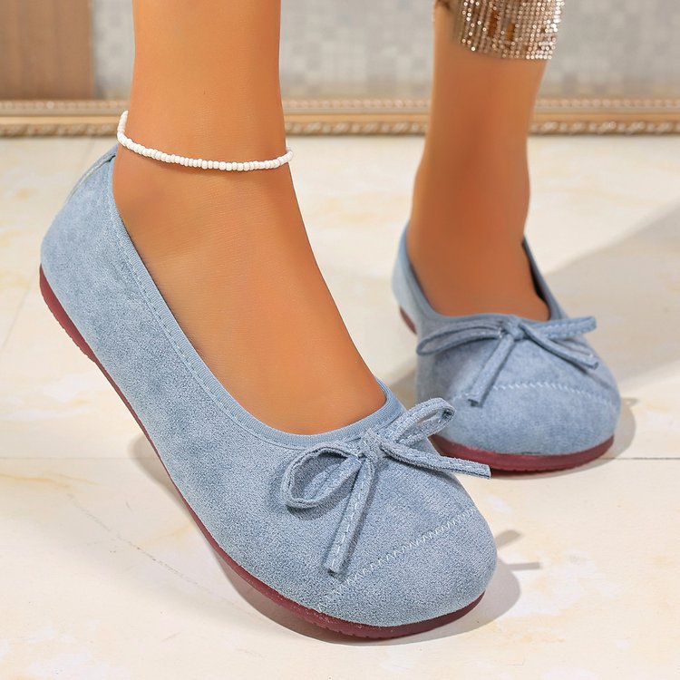 plus sizeflats women's  spring new arrivalfashionpatchworkbowsflats slip-onplaid bean shoes
