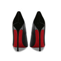 Black high heels women's stiletto pointed toe patent leather easiest for matchsexy professional flats 2025 spring and summer new red bottom shoes