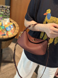 Top grain leather spring/summer new arrivals: versatile handbag, 2025 genuine leather fashionable minimalist shoulder & crossbody bag, premium tote
