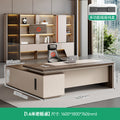 [e0 board·multimedia cable box] 1.6m boss table + side cabinet