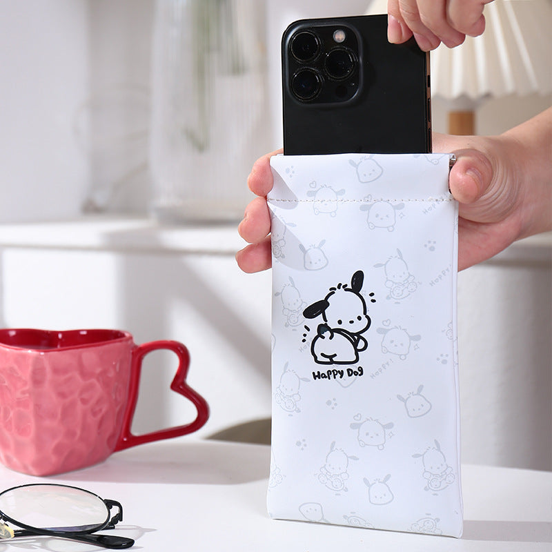 Sanitary napkin storage bag women's explosion cute cartoon lipstick cosmetic bag small portable large capacity