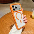 Cool three-in-one magnetic anti-slip edge strip suitable for iphone 17promax mobile phone case apple 11 anti-fall case 13