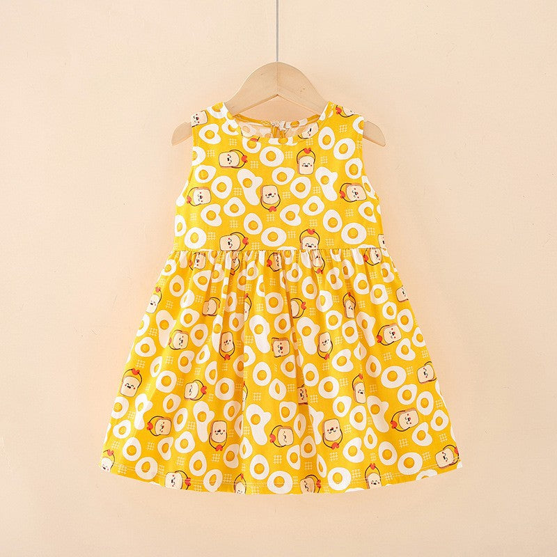 Girls' summer dresses  new korean style chic princess dress summer fashion girls' skirt