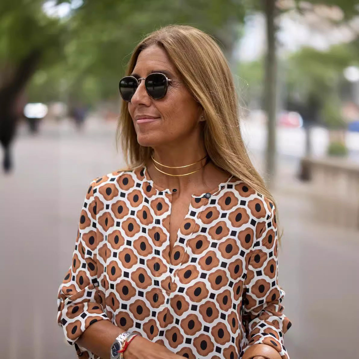 Cross-border Jinghu District Muse Fan Polyester Split Split Pullover Long Sleeve Split V-Neck Skirt Skirt Lining Long Dress