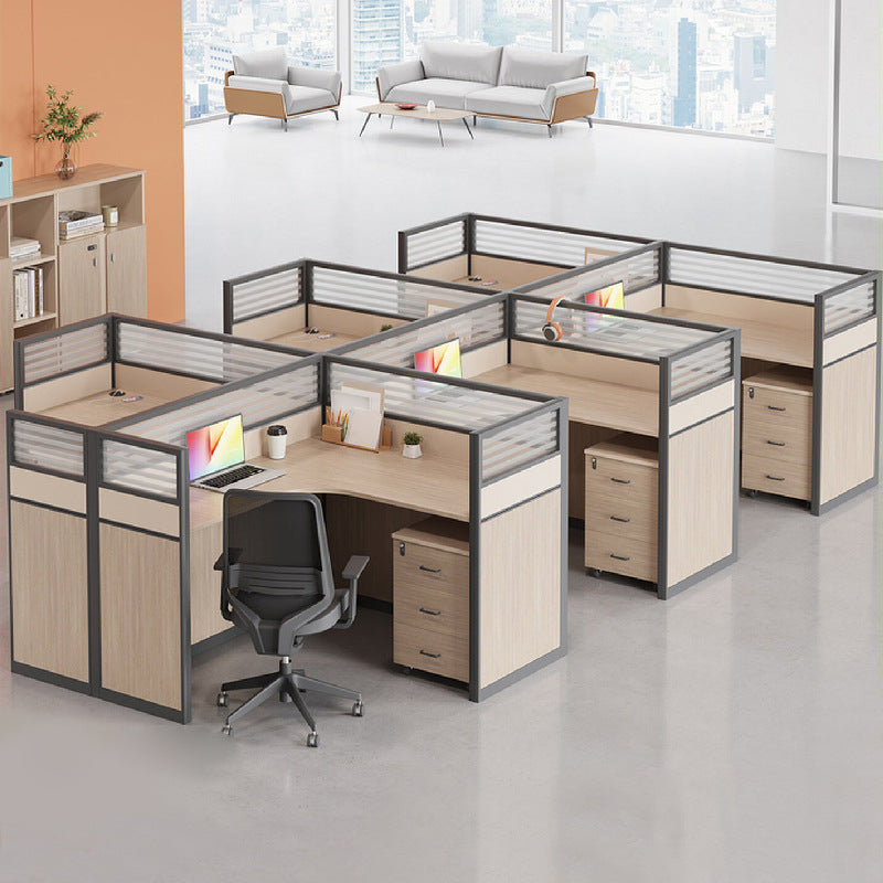 Saint li staff desk and chair combination screen desk 8-person casual staff 4/6-person desk