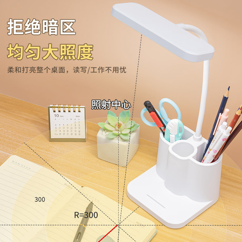 Led desk lamp - cross-border night light, student dorm room ambiance light, eye-care bedside lamp, creative gift, small desk lamp