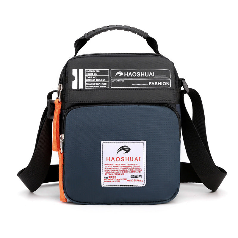 Cross-border new men and women messenger bag fashion casual shoulder bag sports bag outdoor waterproof satchel one piece delivery