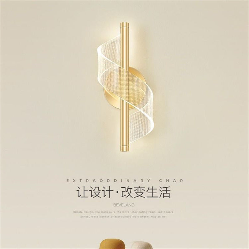 Modern minimalist bedroom bedside lamp corridor aisle light creative personalized master bedroom bedside wall lamp popular decoration wall light