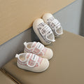 Spring & fallkids canvas shoes girl sneakers biscuit shoes kids shoes soft bottom tweed style baby shoes 1-4 years old