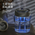 2l large capacity dual nozzle humidifier - compact usb quiet mist maker for home, baby bedroom, and office desk