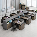 Saint li staff office desk and chair set - minimalist modern computer desk, office financial partition desk