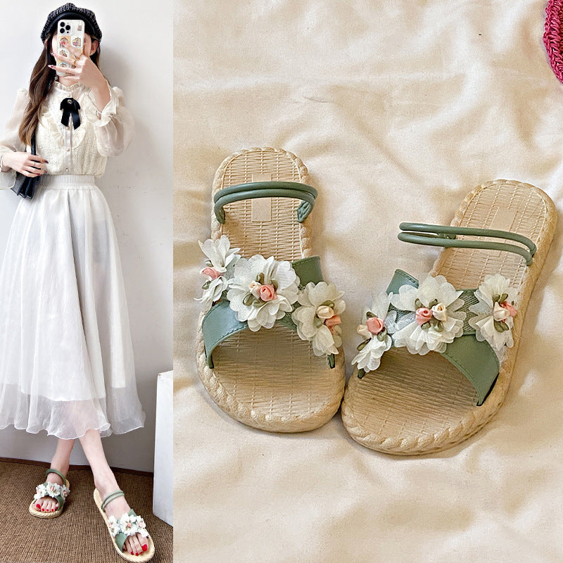 New versatile women's sandals & slippers - perfect for summer, stylish for outdoor wear, fairycore style, dress-matching, beach & seaside sandals