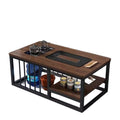 Tea table casual small apartment coffee table small tea table living room fully automatic simple tea making all-in-one table for home kung fu coffee table