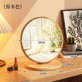 For homesolid wood cosmetic mirror women's bedroom dressing table mirror retro portable foldable large desktop desktop dressing mirror