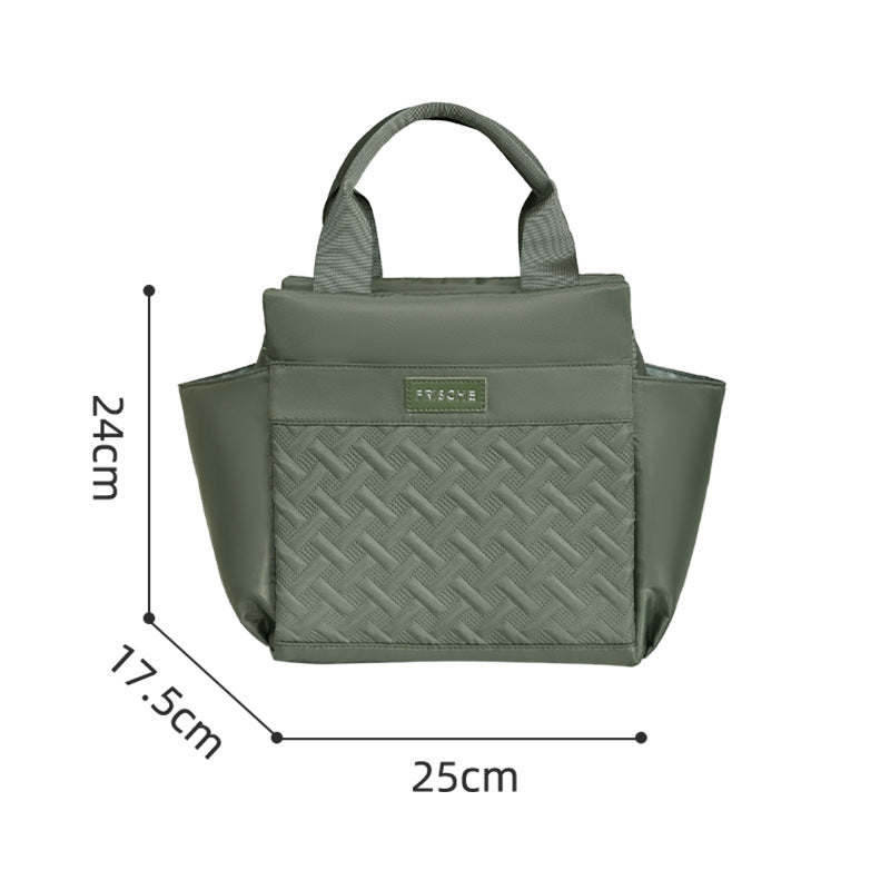 Beilian's new fashionable thermal insulation bag, large-capacity work portable lunch box bag, student portable picnic bento bag wholesale