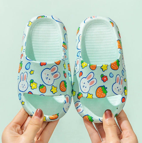 Girls' cartoon rabbit princess baby soft indoor bathroom bathing bear dinosaur slippers