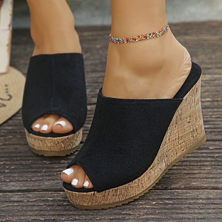 summer new arrival: plus-size high-heeled slippers for women (sizes 35-42). wholesale available. dropshipping to  and