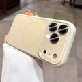 Crystal lens wide view silicone case - cross-border compatible apple 17 pro max phone case - apple 16 instantly transforms to 17 case