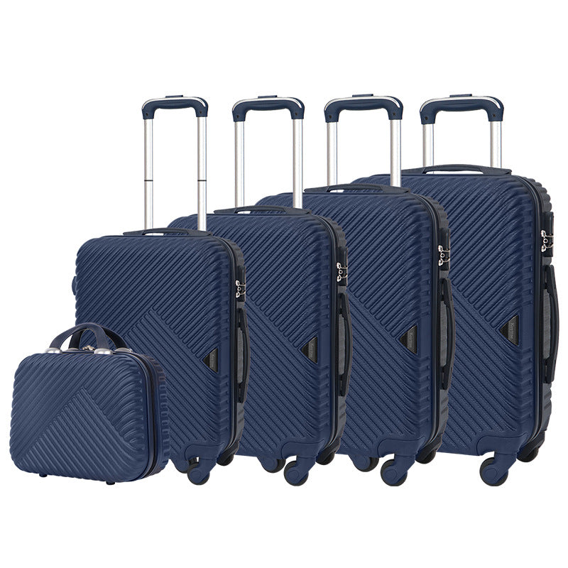 Cross-border multi-piece boarding suitcase gift travel password box waterproof universal wheel trolley case expandable