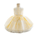 Export ready stock wholesale children's dresslace cake princess dress baby girl party evening dress kids dress