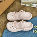 Summernew arrival ballet shoes clogs cut out nurse shoes women's sandals flat heel soft bottom breathable beach two-wear slippers
