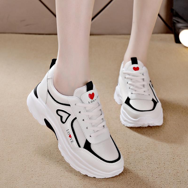 Authentic women's casual sneakers - mesh upper, 2025 summer collection, soft sole, lightweight, breathable, non-slip, comfortable running shoes