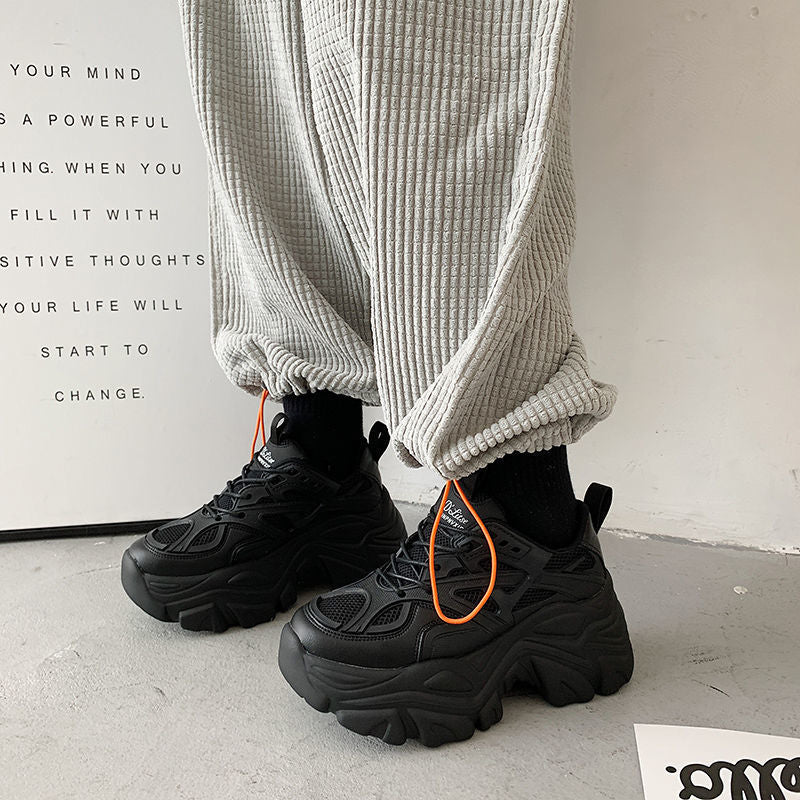 Thick sole heightened dad shoes women's 2026 autumn new arrivalk-stylefashioninspopular popular student casual sports shoes