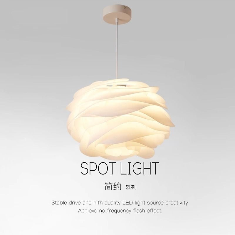 Rose ceiling lamp - minimalist modern style, creative bedroom lighting, nordic warm & romantic artistic decor for bedroom