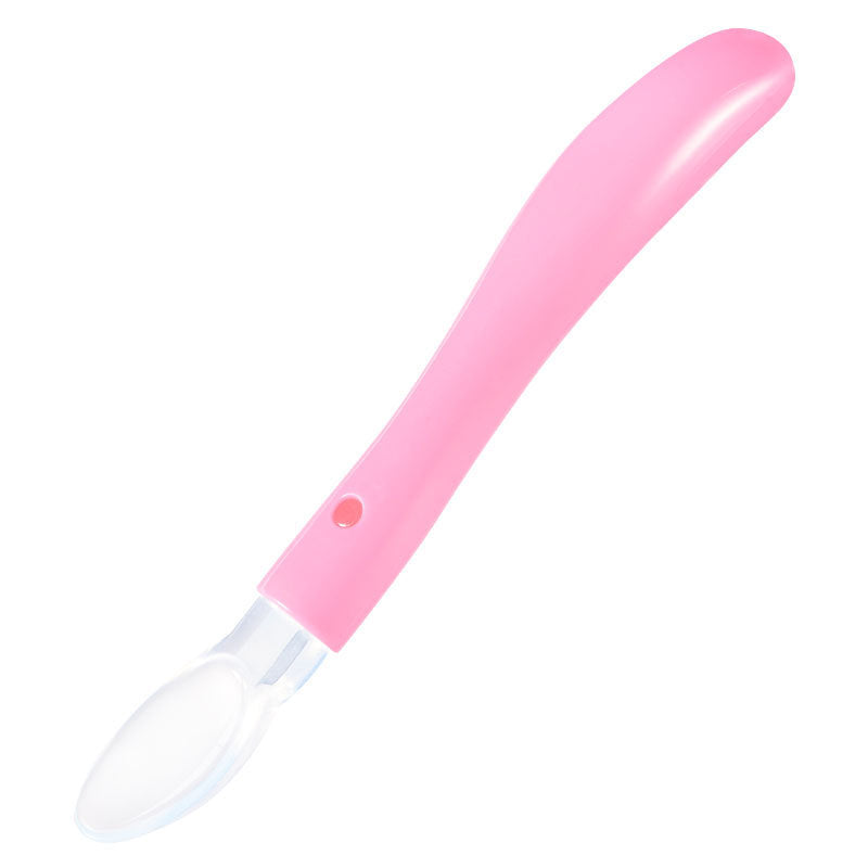 Directly from the manufacturer Child feeding tableware, baby silicone spoon, baby soft head spoon, baby spoon