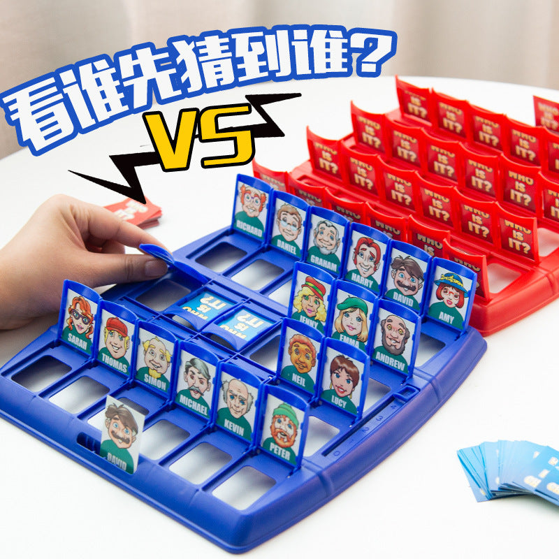 guess who? board game cards - logic & deduction family interactive game - educational toy for kids
