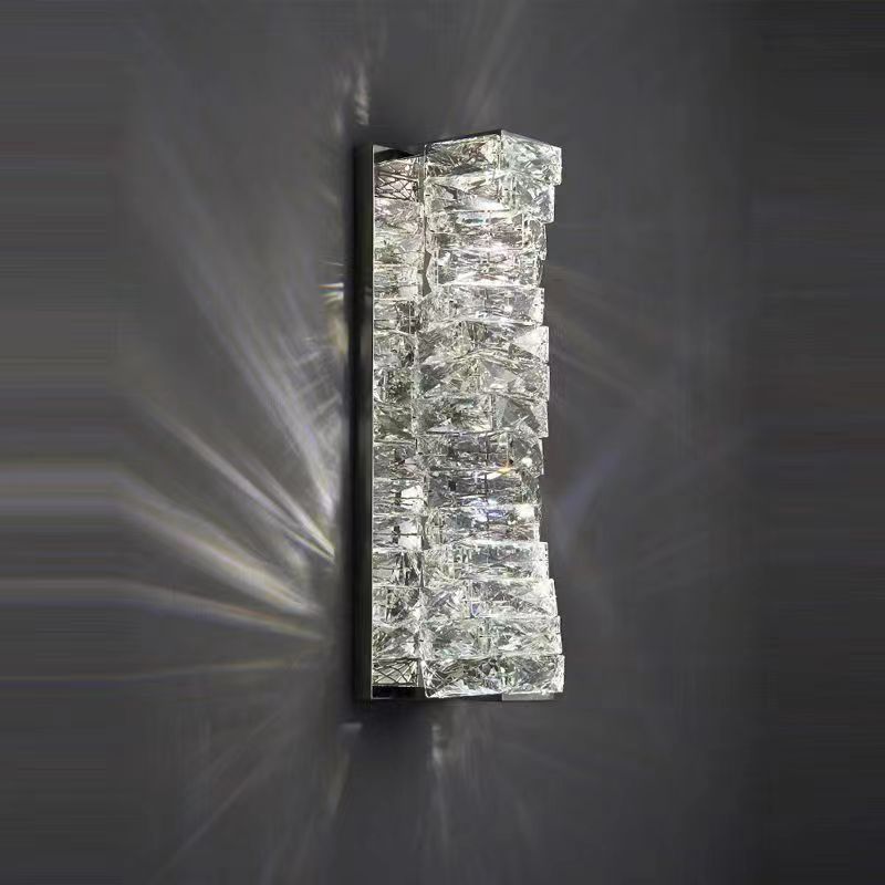 New arrivalaccessible luxury crystal wall lamp high-end modern living room tv wall corridor staircase master bedroom casual bedside wall lamp
