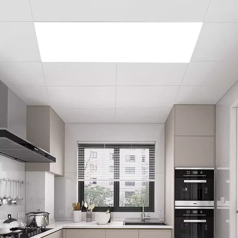 Full Spectrum LED Flat Light Frameless Integrated Ceiling Special Flat Light Waterproof Bathroom Lighting Panel Light