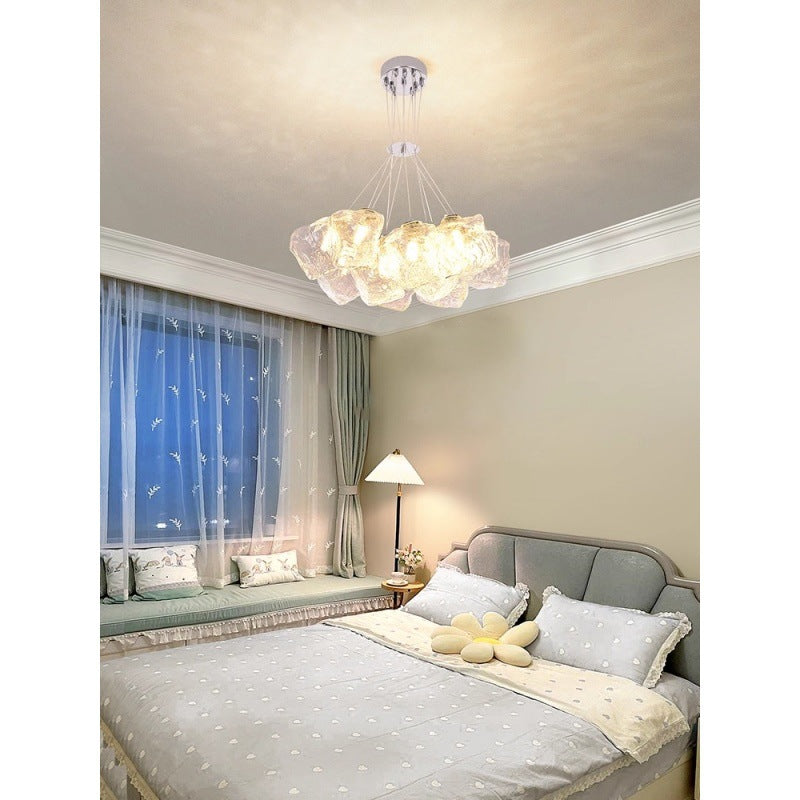 Bedroom Chandelier Modern Simple Room Master Bedroom Light Creative Ice Cube Living Room Dining Room Light Children's Room Lighting 1