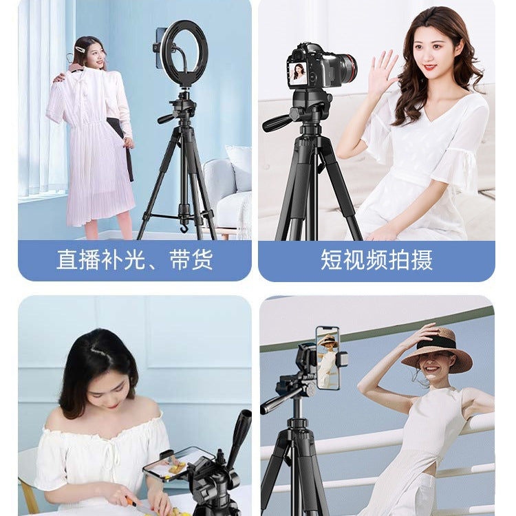 2025 new mobile phone holder live broadcast special photo shooting filling light desktop artifact video selfie stick fall