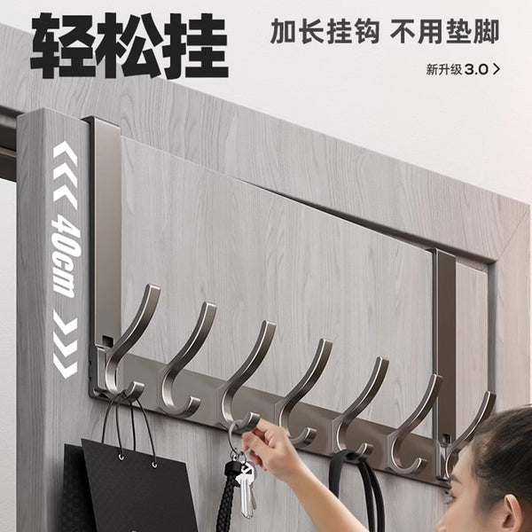 Cross-border special door hook free assembly wall hanger free punching hook storage clothes hanger artifact