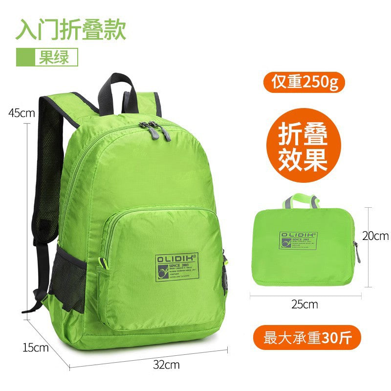 Backpack wholesale travel backpack foldable ultra-light travel mountaineering bag men's and women's lightweight outdoor backpack