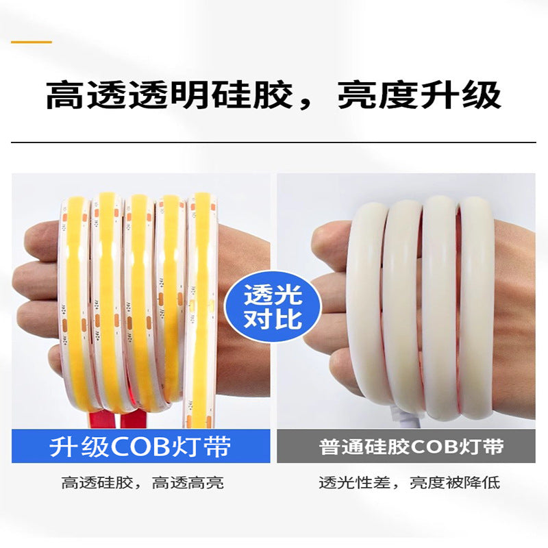 Zhongshan Lighting Home Decoration Company Waterproof COB Light with 24V Flexible Atmosphere Ceiling TV Wall No Main Light