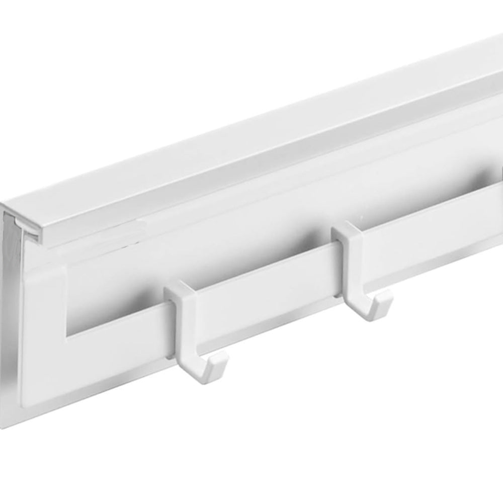 Retractable crack hook non-punching kitchen cabinet rack refrigerator side hanging pull magnetic storage rack