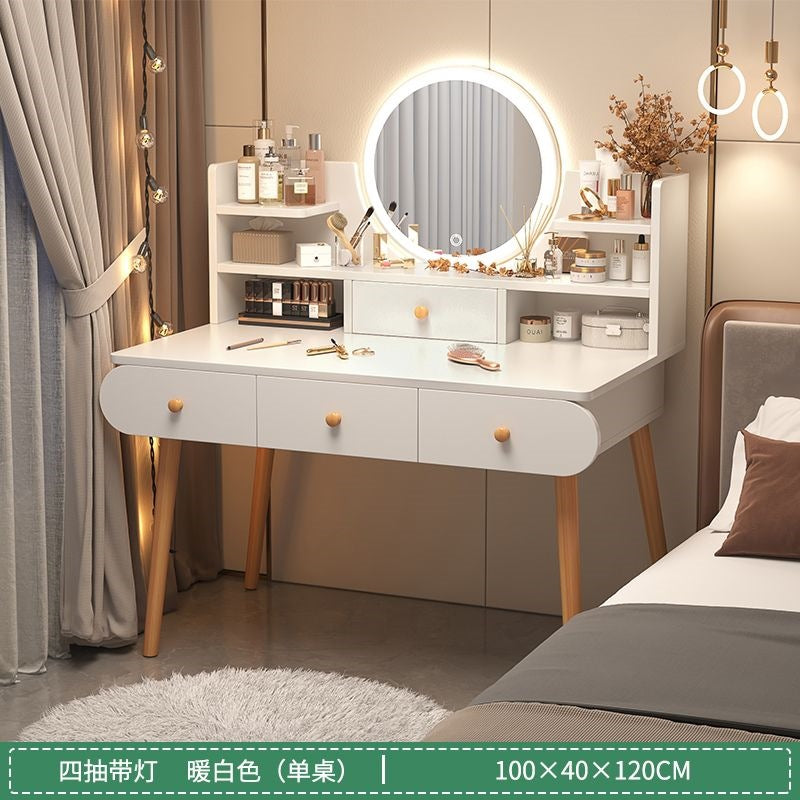 Vanity table bedroom simple modern small makeup cabinet all-in-one small apartment new arrival makeup table makeup table