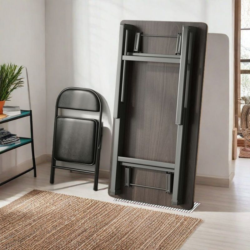 Folding table portable storage table rectangular computer table rental small apartment dining table writing table office desk